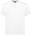 Adamo Silas Regular fit Serafino T-shirt White - Herren-T-shirts - Herren-T-Shirts in großen Größen