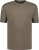 Adamo Silas Regular fit Serafino T-shirt Khaki - Herren-T-shirts - Herren-T-Shirts in großen Größen
