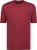 Adamo Silas Regular fit Serafino T-shirt Burgundy - Herren-T-shirts - Herren-T-Shirts in großen Größen