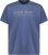 Adamo Simon Regular fit Printed T-shirt Denim Blue - Herren-T-shirts - Herren-T-Shirts in großen Größen