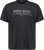 Adamo Simon Regular fit Printed T-shirt Charcoal - Herren-T-shirts - Herren-T-Shirts in großen Größen