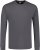 Adamo Floyd Comfort fit Long sleeve T-shirt Charcoal - Herren-T-Shirts in großen Größen - Herren-T-Shirts in großen Größen