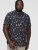 D555 BARRATT Guitar AO Printed Button Down Collar S/S Shirt - Herrenhemden - Herrenhemden in großen Größen