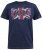 D555 DENNIS Official AC/DC Printed Crew Neck T-Shirt Navy Reno - Herren-T-shirts - Herren-T-Shirts in großen Größen
