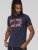 D555 DENNIS Official AC/DC Printed Crew Neck T-Shirt Navy Reno - Herren-T-shirts - Herren-T-Shirts in großen Größen