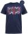 D555 DENNIS Official AC/DC Printed Crew Neck T-Shirt Navy Reno - Herren-T-shirts - Herren-T-Shirts in großen Größen