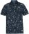 D555 ROLAND Printed Polo Shirt Navy - Polo-Shirts für Herren in großen Größen - Polo-Shirts für Herren in großen Größen
