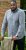 D555 RADCLIFFE Cross Hatch Soft Touch Slub Long Sleeve Shirt With Chest Patch Pocket Charcoal - Herrenhemden - Herrenhemden in großen Größen