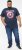 D555 ROGERS Official Captain America Printed T-Shirt Dark Navy - Herren-T-shirts - Herren-T-Shirts in großen Größen