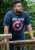D555 ROGERS Official Captain America Printed T-Shirt Dark Navy - Herren-T-shirts - Herren-T-Shirts in großen Größen