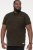 D555 RAUL AOP Jersey Polo With Jacquard Collar, Ribs And Chest Pocket Black - Polo-shirts für herren - Polo-Shirts für Herren in großen Größen