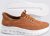 D555 Dartford 1 Kingsize Hands Free Shoes Pu & Faux Suede Top Tan - Herrenschuhe 40-52 - 