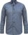 D555 MANGALA Geometric AOP Long Sleeve Shirt With Concealed Button Down Collar Navy - Herrenhemden - Herrenhemden in großen Größen