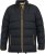 D555 CRISTIANO Puffer Jacket With Binding On Cuffs And Embroidery Badge On Sleeve Black - Herren Jacken in großen Größen - Herren Jacken in großen Größen