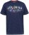D555 Cropwell T-Shirt mit Angelmotiv Dunkelblau - Herren-T-shirts - Herren-T-Shirts in großen Größen