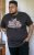 D555 LORNE Motor Bike Splatter Printed Crew Neck T-Shirt Washed Black - Herren-T-shirts - Herren-T-Shirts in großen Größen