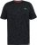 D555 ORSTON Reno Fabric Crew Neck T-Shirt With Chest Embroidery Black Reno - Herren-T-shirts - Herren-T-Shirts in großen Größen