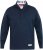 D555 SWANN Quarter Neck Sweatshirt With Quilted Top Panel Navy - Herren-sweater und -hoodies - Herren-Sweater und -Hoodies in großen Größen