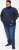 D555 SWANN Quarter Neck Sweatshirt With Quilted Top Panel Navy - Herren-sweater und -hoodies - Herren-Sweater und -Hoodies in großen Größen