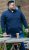 D555 SWANN Quarter Neck Sweatshirt With Quilted Top Panel Navy - Herren-sweater und -hoodies - Herren-Sweater und -Hoodies in großen Größen