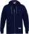 D555 IRVIN Full Zip Jacquard Hoody With Chest Embroidery Navy - Herren-Sweater und -Hoodies in großen Größen - Herren-Sweater und -Hoodies in großen Größen