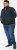 D555 ABERDARE Knitted Zip Through Sweater With Bonded Check Lining Navy Marl - Herren-sweater und -hoodies - Herren-Sweater und -Hoodies in großen Größen