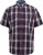 D555 Shields Button Down Collar Short Sleeve Shirt With Pocket Red Check - Herrenhemden - Herrenhemden in großen Größen