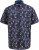 D555 Farnborough Short Sleeve Guitar AOP Shirt With Hidden Button Down Black - Herrenhemden - Herrenhemden in großen Größen