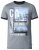 D555 Howie Fine Stripe T-shirt Grey - Herren-T-shirts - Herren-T-Shirts in großen Größen
