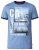 D555 Howie Fine Stripe T-shirt Blue - Herren-T-shirts - Herren-T-Shirts in großen Größen