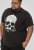 D555 Hucknall Skull Monochrome Printed Crew Neck T-shirt Washed Black - Herren-T-Shirts in großen Größen - Herren-T-Shirts in großen Größen