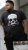D555 Hucknall Skull Monochrome Printed Crew Neck T-shirt Washed Black - Herren-T-Shirts in großen Größen - Herren-T-Shirts in großen Größen