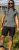 D555 Poole Circle Wave Printed Crew Neck T-shirt Khaki - Herren-T-shirts - Herren-T-Shirts in großen Größen