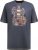D555 Stockport Multi Coloured Guitar Printed T-Shirt Denim - Herren-T-shirts - Herren-T-Shirts in großen Größen