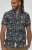 D555 Worthing Surf AOP Short Sleeve Button Down Collar Shirt Navy - Herrenhemden - Herrenhemden in großen Größen