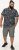 D555 Worthing Surf AOP Short Sleeve Button Down Collar Shirt Navy - Herrenhemden - Herrenhemden in großen Größen