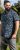 D555 Worthing Surf AOP Short Sleeve Button Down Collar Shirt Navy - Herrenhemden - Herrenhemden in großen Größen