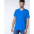 D555 Signature V-Ausschnitt T-shirt Blau - Herren-T-shirts - Herren-T-Shirts in großen Größen