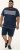 D555 Swansea Cut And Sew Crew Neck T-Shirt Navy - Herren-T-shirts - Herren-T-Shirts in großen Größen