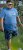 D555 Cardiff Surfer And Waves Printed Crew Neck T-shirt Denim Marl - Herren-T-shirts - Herren-T-Shirts in großen Größen