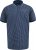 D555 Coventry AOP Polo Shirt Jacquard Collar & Ribbed Cuffs Navy - Polo-shirts für herren - Polo-Shirts für Herren in großen Größen