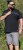 D555 Stafford Cut And Sew Embroidery Stripe Short Sleeve Polo Black - Polo-Shirts für Herren in großen Größen - Polo-Shirts für Herren in großen Größen