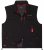 Adamo Tommy Outdoor Vest Black - Sportbekleidung & outdoor - Sportbekleidung in große größen für herren