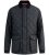 D555 Harborough Quilted Jacket with Corduroy Collar Black - Herren jacken - Herren Jacken in großen Größen