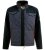 D555 Northampton Hybrid Sherpa Quilted Micro Fleece Jacket Navy - Herren jacken - Herren Jacken in großen Größen