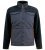 D555 Northampton Hybrid Sherpa Quilted Micro Fleece Jacket Navy - Herren jacken - Herren Jacken in großen Größen