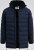 D555 Workington Gepolsterte Jacke mit Kapuze und Sherpafutter Marineblau - Herren jacken - Herren Jacken in großen Größen