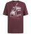 D555 Barnsley Guitar and Amp Crew Neck T-Shirt Burgundy - Herren-T-shirts - Herren-T-Shirts in großen Größen