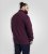 D555 Lancaster Gesteppter Sweater Bordeauxrot - Herren-sweater und -hoodies - Herren-Sweater und -Hoodies in großen Größen