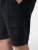 D555 Thomas Stretch Shorts mit Elastischem Bund Schwarz - Herrenshorts - Herrenshorts in großen Größen